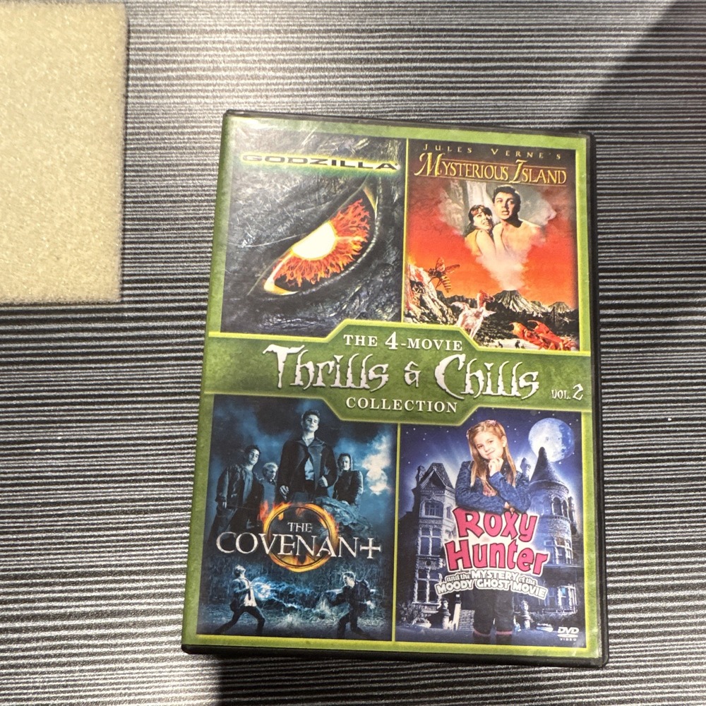 Sony Pictures Thrills & Chills Collection Vol 2 4-Disc DVD Box Set Godzilla 2013